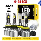 H11 9005 High Low Beam Led Headlight Bulb Super Bright White 6500K Combo E2 4-40 New. Price: $290.61.
