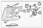 Genuine Gm Headlamp Assembly 87842735 New. Price: $1338.10.