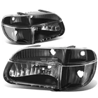 Fit 1995-2001 Ford Explorer Pair Black Housing Clear Corner Headlight/lamp Set New. Price: $78.19.
