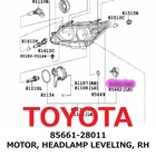New Toyota Genuine Lexus GX460 LS460 RX350 RX450H Motor, Headlamp Leveling, Rh. Price: $159.99.