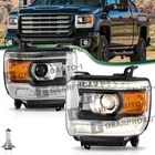 Clear Oe Style Led Drl Head Lights Lamps For 2014-2018 Gmc Sierra 1500 2500 3500 New. Price: $235.99.