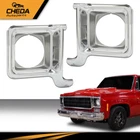 Headlight Trim Bezel Chrome Silver Pair Fit For 1973-1978 Chevy C10 Suburban New. Price: $66.71.