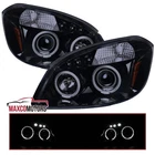 Smoke Led Halo Projector Headlights Fits 2005-2010 Chevy Cobalt 07-09 Pontiac G5 New. Price: $145.49.