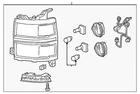 Genuine Gm Driver Side Headlamp Assembly 84036798 New. Price: $753.10.