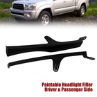 Headlight Molding Trim Lower Filler Cover Pair Set For 2005-2011 Toyota Tacoma New. Price: $8.99.