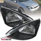 Black Headlights Fits 2000-2004 Ford Focus Lamps Assembly Left+right 00-04 New. Price: $66.49.