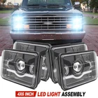 4PCS 4X6" Led Headlights Hi-lo Beam Lamp For Chevy Pickup 1981-87 C10 K10 Blazer New. Price: $99.99.
