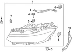 Genuine Volkswagen Headlamp Assembly 17A-941-060 New. Price: $395.71.