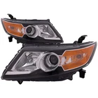Headlights Set Halogen Black Left Right Capa For 2014-2017 Honda Odyssey New. Price: $195.77.