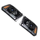 Headlight For Dodge Ram 1500 2500 3500 2013-18 W/ Led Drl Black Housing Rh&lh New. Price: $160.51.