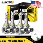 Auxito 9005 9006 Led Headlight Bulb 60000LM Kit High Low Beam Canbus White Lamps New. Price: $79.79.