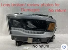 2019 - 2021 Dodge Ram 1500 Oem Headlight Left Driver Led ## Review For Damaged. Price: $75.00.
