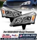 Headlights Headlamps Set Left+right For 2013-2017 Chevy Traverse Chrome Oe Style New. Price: $173.00.
