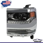 For 2016-2018 Chevy Silverado 1500 Driver Side Headlight Chrome Lh Full Led New. Price: $142.99.