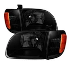 For Toyota Tundra 00-04 Driver & Passenger Side Black/smoke Euro Headlights New. Price: $138.20.