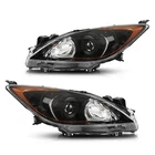 Pair Black Housing Halogen Headlight For Mazda 2010-2013 BBM4510L0K BBM4510K0K New. Price: $218.99.