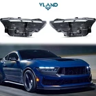 Black Full Led Projector Headlights 2024-2026 Ford Mustang S650 W/animation New. Price: $599.99.