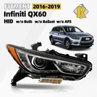 Hid Headlight For 2016-2019 Infiniti QX60 W/o Bulb Afs Passenger Right Side New. Price: $234.99.