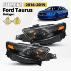 Halogen Headlights 2013-2019 Ford Taurus W/ Black Trim Pair Left +right Side New. Price: $225.00.