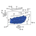 For Volkswagen Passat 16-19 561941774A Front Right Headlight Assembly New. Price: $1009.88.