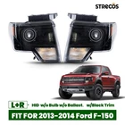 2013 2014 Ford F-150 Hid/xenon Headlight W/ Black Trim Left+right Pair New. Price: $424.99.