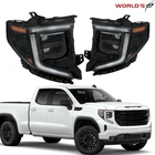 Pair For Gmc Sierra 1500 Elevation/pro/sle 2022-2024 Full Led Black Headlights New. Price: $384.55.