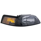 Ford Mustang 2003 2004 Headlight Passenger Side Halogen Clear Lens Black New. Price: $91.63.