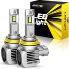 Auxito H11 Led Headlight Kit Low Beam Bulbs Super Bright 16000LM 6000K White New. Price: $42.74.