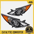 Headlights Assembly For 11-14 Hyundai Sonata Projector Headlamps Black Housing New. Price: $101.99.