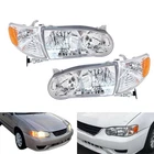 Set Left+right Halogen For Toyota Corolla 01-02 Headlights Assembly Lh Rh Pair New. Price: $74.57.