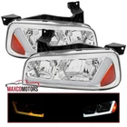 Headlights Fits 2006-2010 Dodge Charger Led Strip Sequential Signal Lamps Clear New. Price: $177.49.