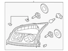 Genuine Ford Composite Headlamp 8T5Z-13008-D New. Price: $416.69.