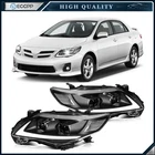 Pair Led Headlights Assembly For 2011-2013 Toyota Corolla 1.8L 2.4L Black New. Price: $269.99.
