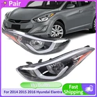 2PCS Halogen Headlight For 2014 2015 2016 Hyundai Elantra Pair Left Right W/bulb New. Price: $87.50.