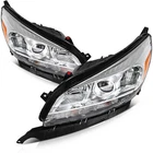Headlights Assembly For 2013-2015 Chevy Malibu Chrome Housing Left+right Side New. Price: $143.99.