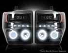 Recon 264196BKCC Ford F250 Superduty Projector Headlights Smoked/black New. Price: $649.95.
