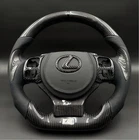 Real Carbon Fiber Steering Wheel For Lexus Isf IS200/250/300/350 W/cover 2014+ New. Price: $499.99.