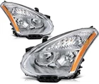 Headlamps For Nissan Rogue 2008-2013 Chrome Housing Headlights Assembly Pair New. Price: $82.29.