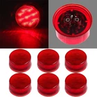 6X Red 9 Led Truck Trailer Waterproof Side Marker Clearance Light 2 Inch Round New. Price: $19.29.