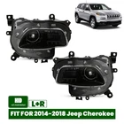 For 2014-2018 Jeep Cherokee Hid Headlights Headlamp Projector Left+right Pair New. Price: $180.99.