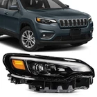 For 2019-2023 Jeep Cherokee Black Housing Headlight Assembly Right Side New. Price: $159.99.