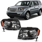For Honda Pilot Suv 3.5L 2012-2015 Black Housing Headlights Assembly Left+right New. Price: $149.99.