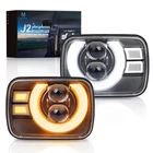 2PCS 5X7 7X6 Driving Lights Rectangle Anti-glare Led Lamps For Wrangler Cherokee New. Price: $158.31.