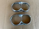 1962 Pontiac Bonneville Catalina Convertible Wagon Headlight Trim Bezels Used. Price: $49.99.