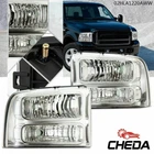 Corner Clear/chrome Headlights Fit 2005-07 Ford F250 F350 Super Duty New. Price: $82.63.