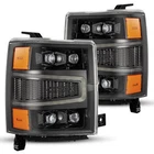 Alpharex Nova Led Projector Headlights Black For 14-15 Chevrolet Silverado New. Price: $1165.50.