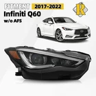 Full Led Headlight For 2017-2022 Infiniti Q60 W/o Afs W/bulb Passenger Side New. Price: $419.99.