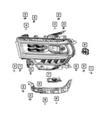 Genuine Mopar Led Module Right 68494308AA New. Price: $179.38.