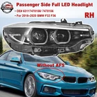 For 2018-2020 Bmw F32 F36 Passenger Right Full Led Headlight 63117478156 No Afs New. Price: $699.00.