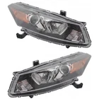 For Honda Accord Headlight 2008-2012 Passenger And Driver Halogen Raised Contour New. Price: $343.90.